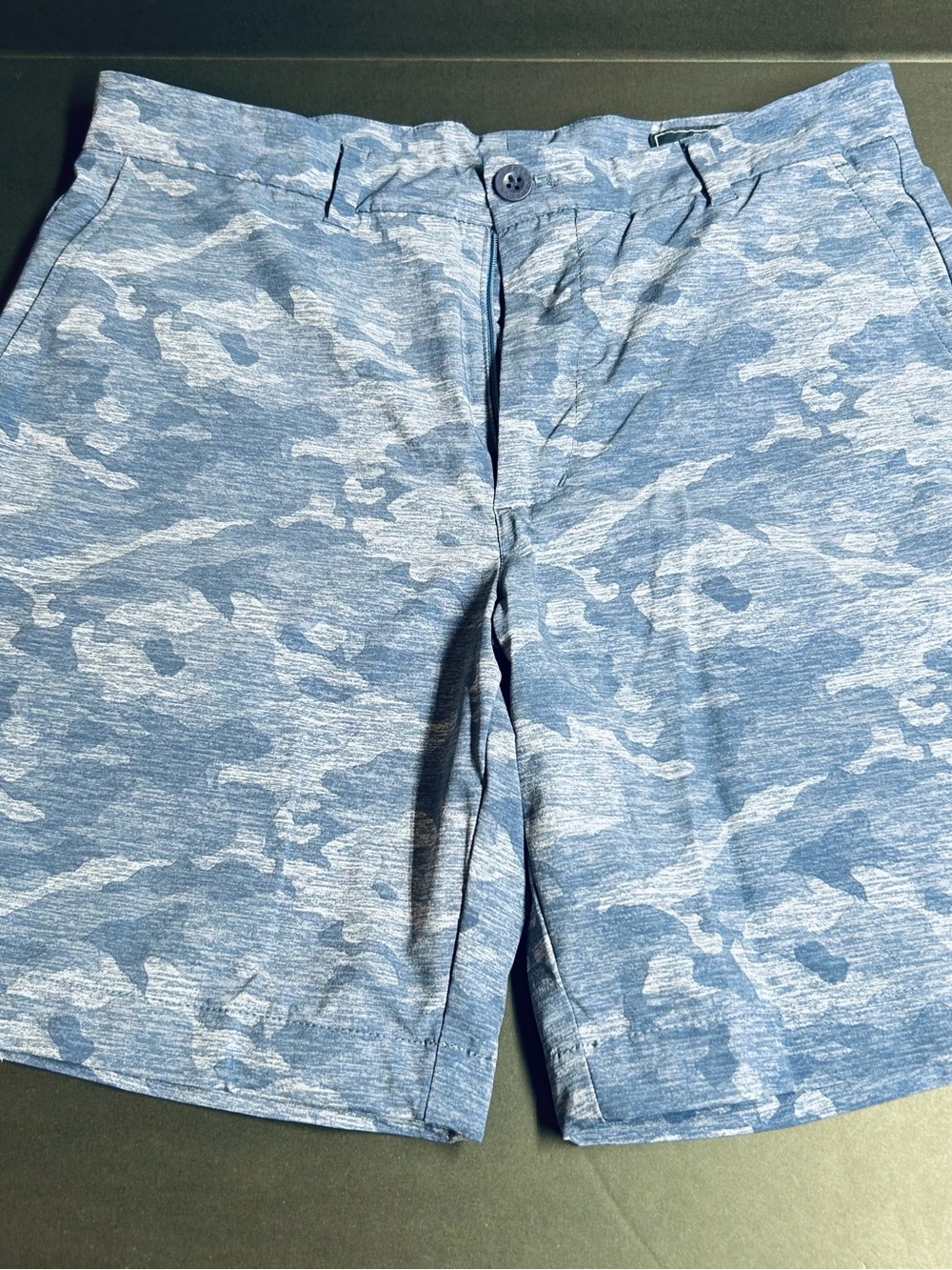 Vineyard Vines Blue Camouflage Swim Breaker Shorts, Size 32